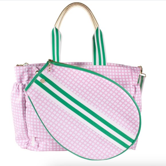 Lilly Pulitzer Tennis Tote Bag with Removable Shoulder Strap Brand New with Tags - Picture 9 of 10